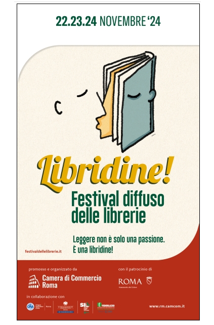 Dal 22 al 24 novembre arriva a Roma “Libridine” il festival diffuso delle librerie